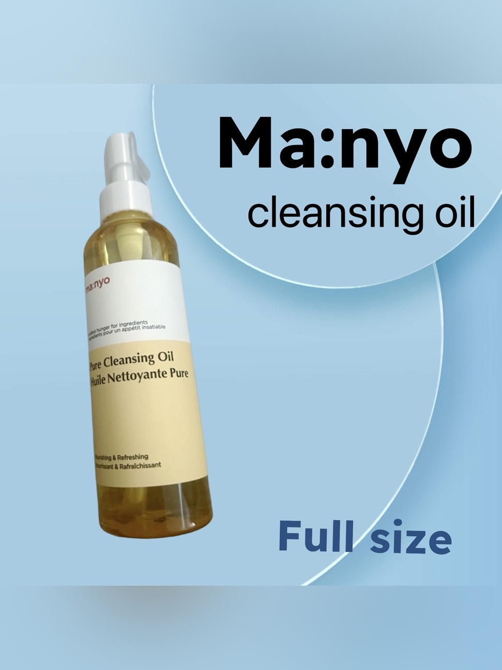 🇰🇷🆕NWOB MA:NYO | FULL | Bestseller nourishing & hydrating Pure Cleansing Oil